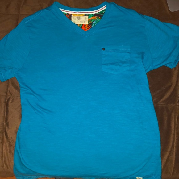 Free Planet Other - Free Planet Blue Tee with Pocket